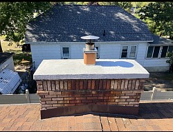 Chimney Crown and Flue repair , Omer Mi