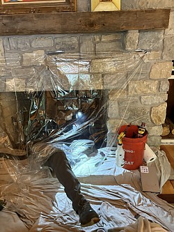 Chimney/fireplace cleaning-Reese Michigan